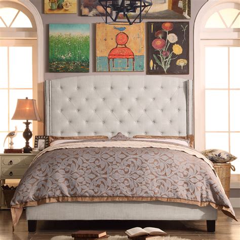Darby Home Co Noblesville Upholstered Panel Bed And Reviews Wayfair