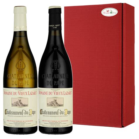 Weinpräsent Châteauneuf Du Pape 2x075 L In Einer 2er Geschenkbox