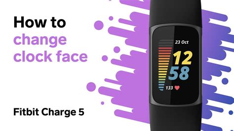 How To Change Fitbit Charge 5 Clock Face Step By Step Youtube