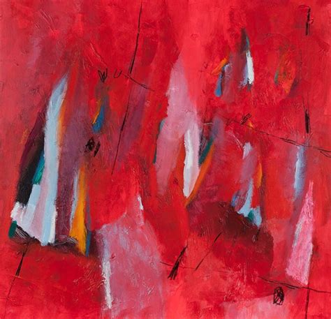 Large Wall Art Bold Red Abstract Print On Canvas Art Abstract Art
