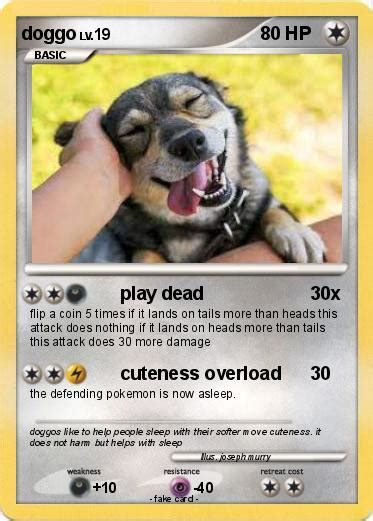 Pokémon Doggo 192 192 Play Dead My Pokemon Card