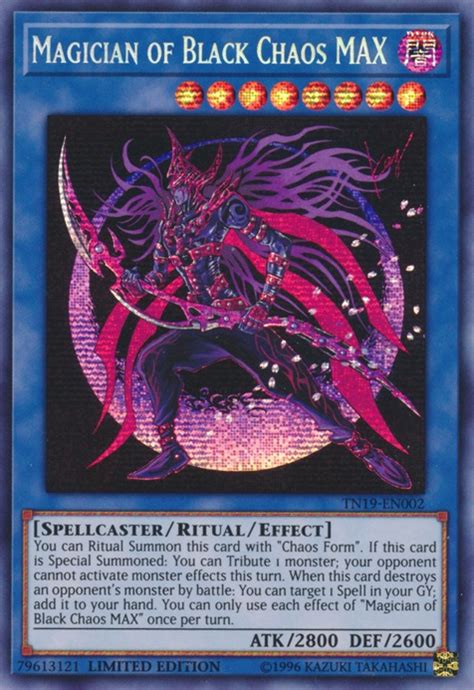 Yu Gi Oh Card Review Magician Of Black Chaos Max Awesome Card Games