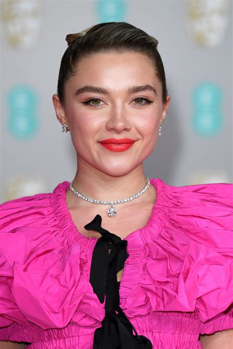 Florence Pugh Makes The Hair Ribbon Red Carpet Worthy At The Baftas