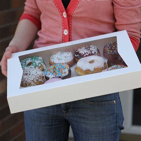 Donut Box For 1 Dozen Donuts Laying Flat 16 X 12 X 225 In