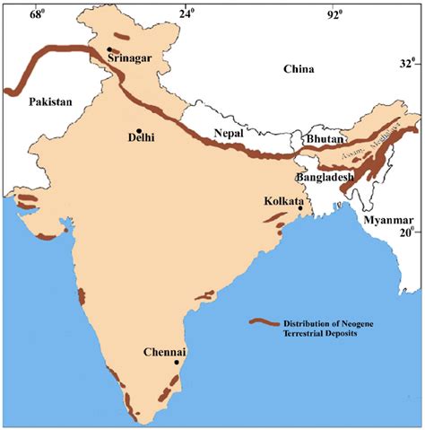 Map Of India Neighbouring Countries Maps Of The World