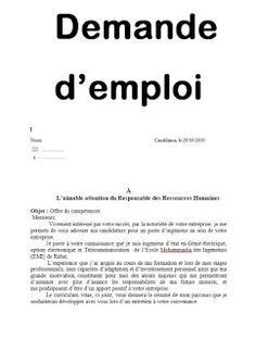 Voir plus d'idées sur le thème demande d emploi, lettre de motivation exemple de lettre de demande de stage en pdf ou word. 8 demandes manuscrites de recrutement en word doc en 2020 ...