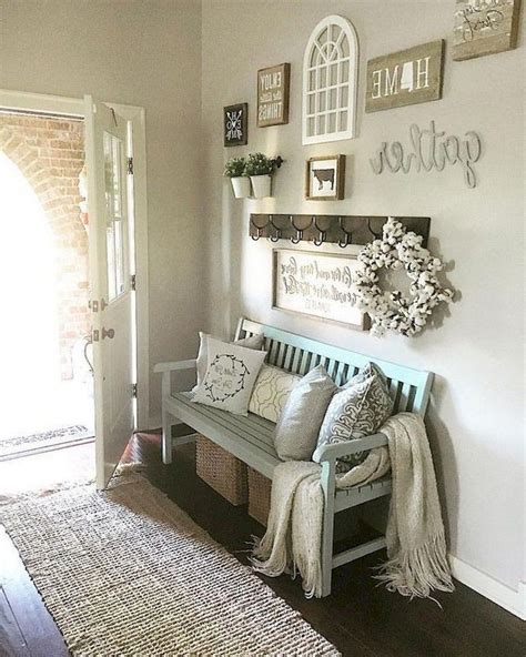 79 Awesome Modern Farmhouse Entryway Decorating Ideas Farm House