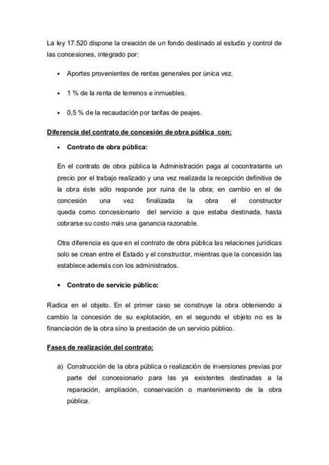 Ejemplo De Contrato Administrativo De Obra Publica Opciones De Ejemplo
