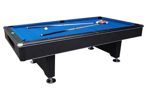 Black Shadow Pool Table 8 Foot Slate Billiards Table