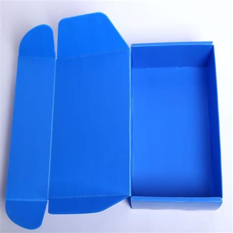 Collapsible Corrugated Plastic Storage Boxes With Lid Flute