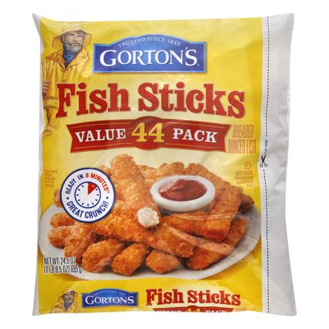 Save On Gortons Crunchy Breaded Classic Fish Sticks 44 Ct Order