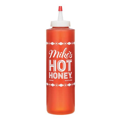 mike s hot honey 24 oz chef s bottle in 2022 spicy honey chicken and waffles grilled peaches