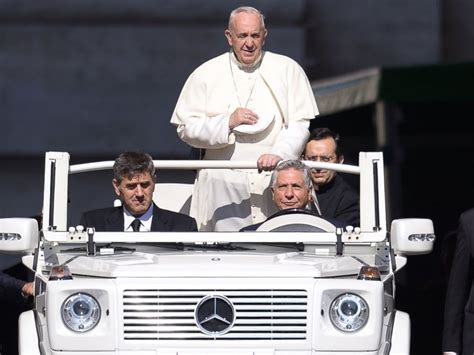 Pope francis continues to shatter perceptions of a detached leader presiding over 1.2 billion ciro benedettini. Pope Francis Debuts New Hyundai Version of Popemobile ...