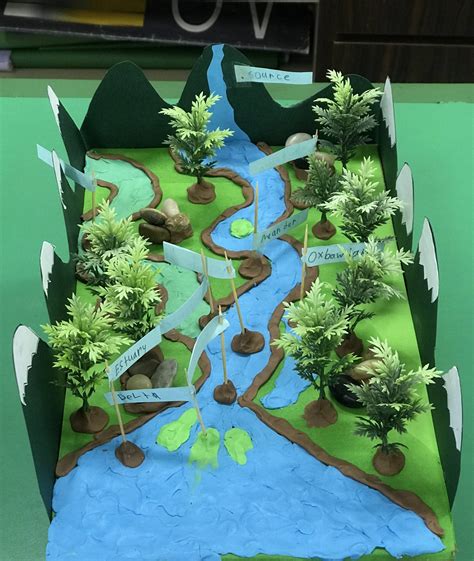 Year Geography Project A River Model Elc International School