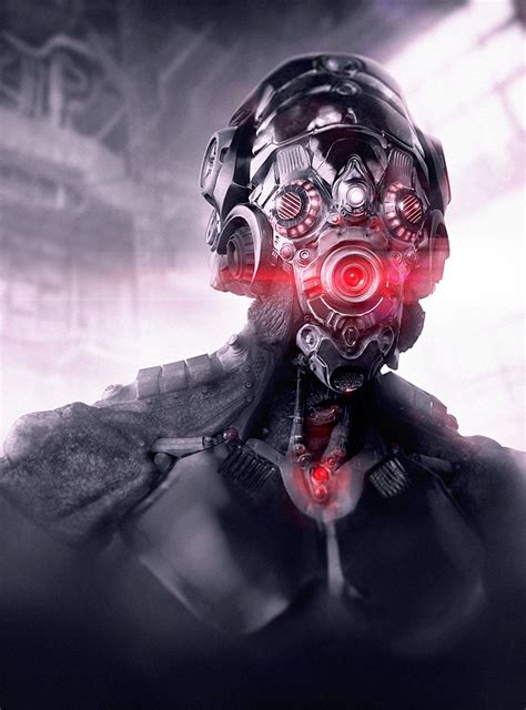 Alien Cyborg By James Suret 1185px X 1600px Sci Fi Concept Art