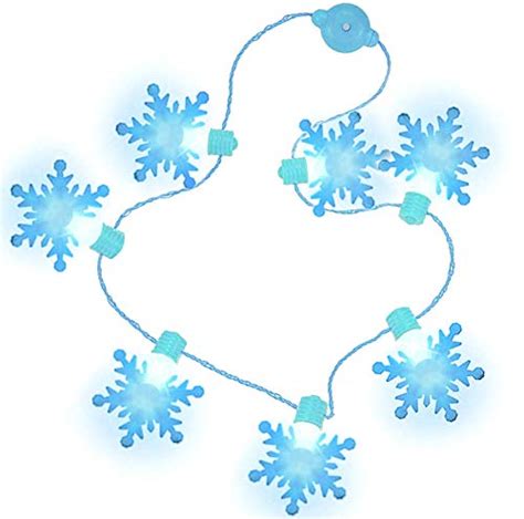 Make Your Holidays Sparkle With A Light Up Snowflake Necklace