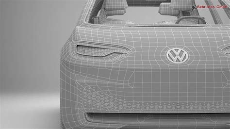 Vw Id Concept 3d Model Animated Cgtrader