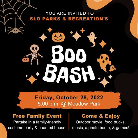 Boo Bash Halloween Event Slo Food Bank