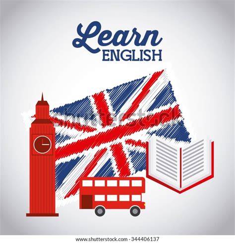 Learn English Design Vector Illustration Eps10 Graphic