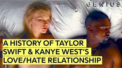 a history of taylor swift and kanye west s love hate relationship youtube
