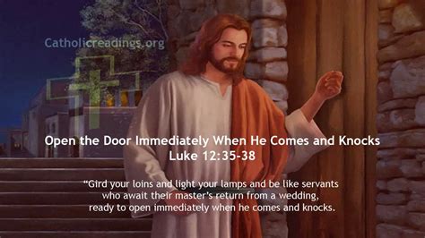 Bible Verse Jesus Knocking At Door