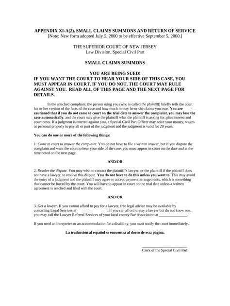 Small Claims Court Doc Template Pdffiller