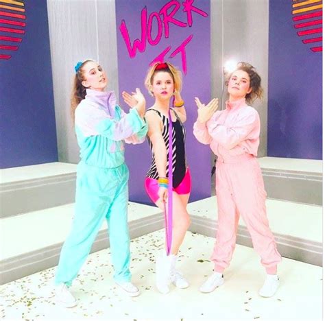 This workout is fun while providing a workout challenge, that instructs you on how you can modify the movements to increase or decrease difficulty. Get Ready to Slip on Your Spandex With These '80s Workout Costume Ideas | 80s workout costume ...