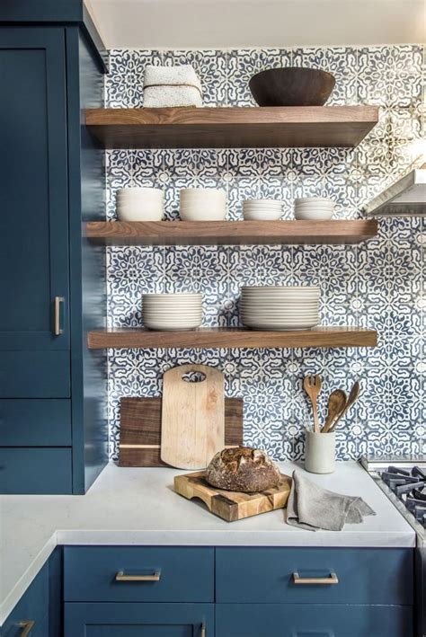 Lifeart cabinetry lancaster medium blue plywood shaker stock assembled tall pantry kitchen cabinet 18 in. The Best 10 Blue Paint Colors For Kitchen Cabinets ...