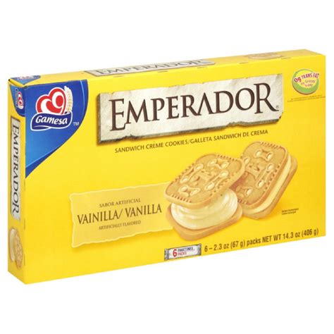 Amazon Gamesa Emperador Cookies Vanilla Ounces Pack Of