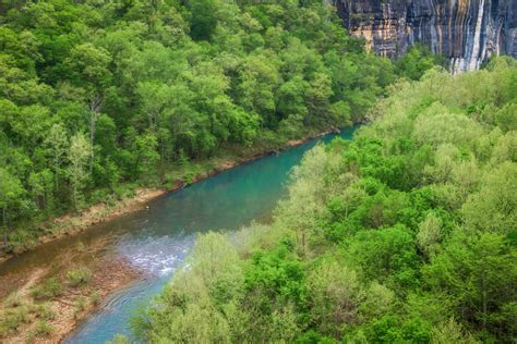 Peaceful Overlook Buffalo National River Arkansas Scenics