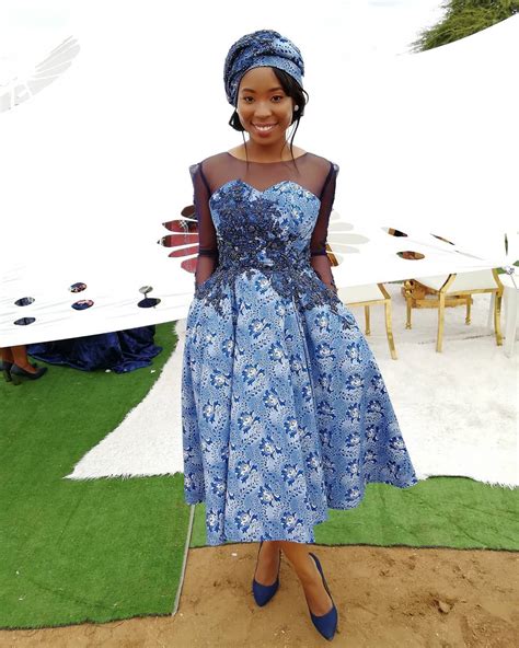 Botswana Traditional Wedding Attire For African Womens 2022 Shweshwe 4u