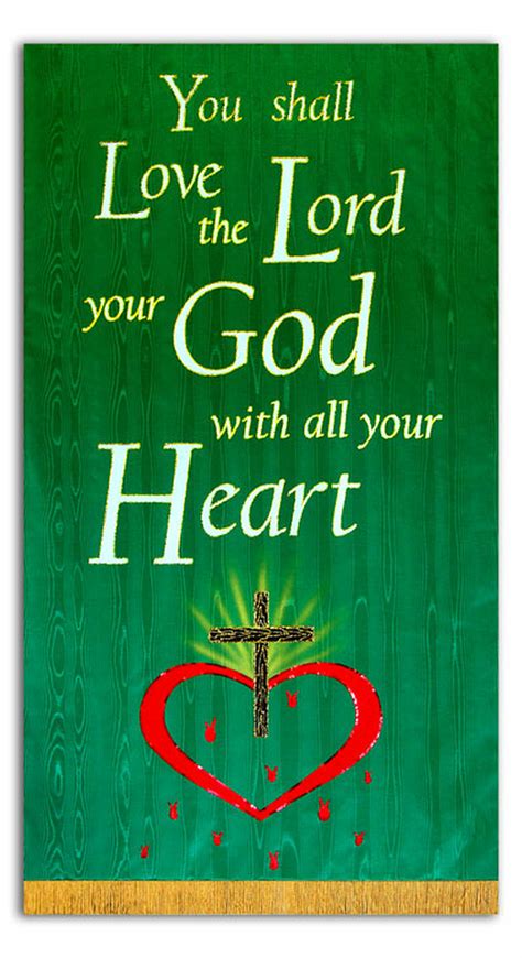 You Shall Love The Lord Your God Matt 2237 Bible Verse Banner