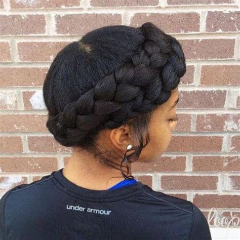 50 Natural And Beautiful Goddess Braids To Bless Ethnic Hair In 2020