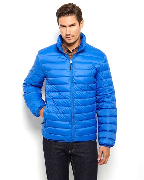 Weatherproof Packable Down Jacket In Blue For Men Royal Blue Lyst