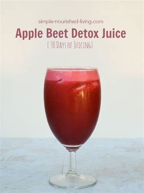 Marthas Apple Beet Detox Juice
