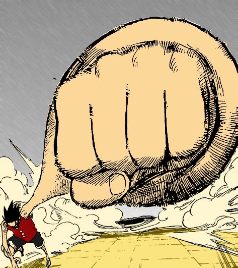 Luffy Punch Third Gear By Potalas On Deviantart One Piece Manga One