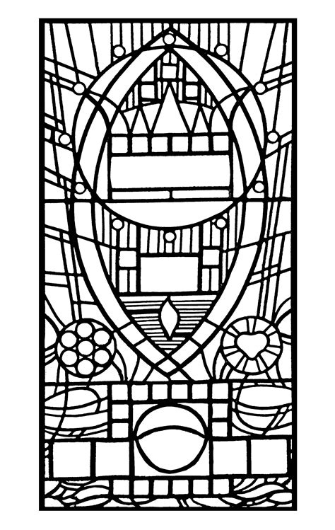 Coloring Pages That Look Like Stained Glass At Getdrawings Free Download