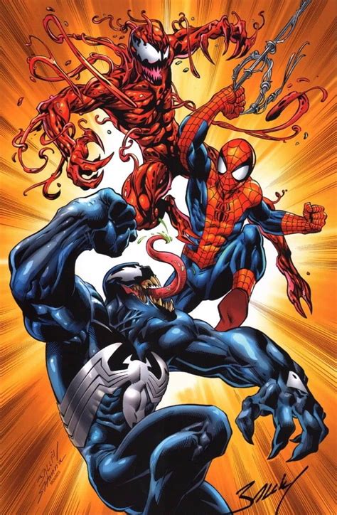 Spiderman Venom And Carnage Marvel Venom Marvel Comic Universe