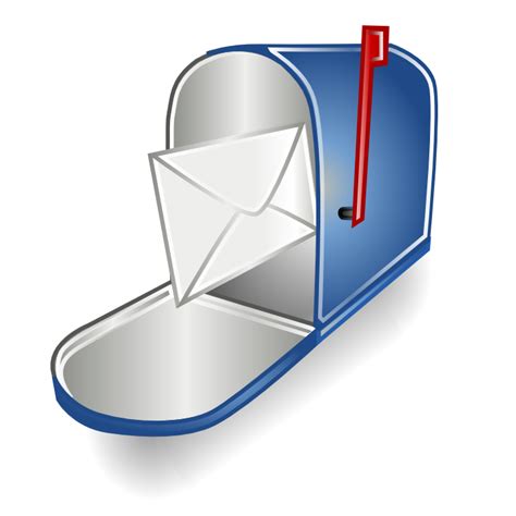 Blue Mailbox Clip Art