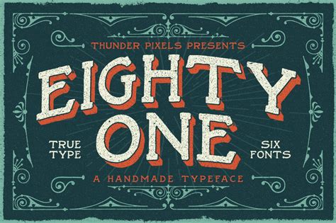 Eighty One Typeface ~ Display Fonts ~ Creative Market