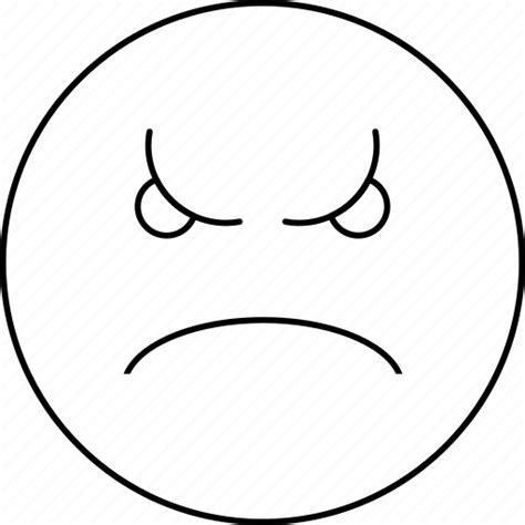 Angry Emotions Face Smiley Icon Download On Iconfinder