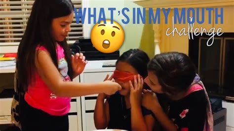 Whats In My Mouth Challenge Kids Play Youtube