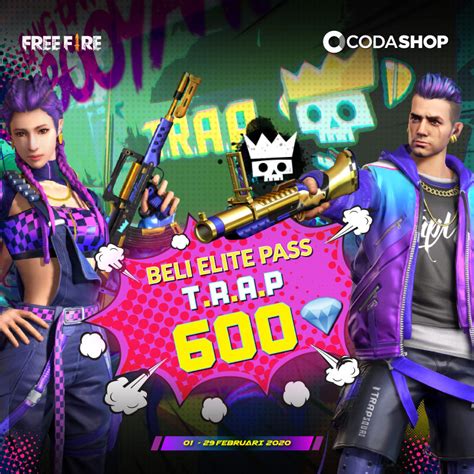 As always, two paying models — elite pass and elite bundle, respectively — can be purchased for 499 and999 diamonds. Elite Pass Free Fire Season 21 Bertemakan T.R.A.P ...