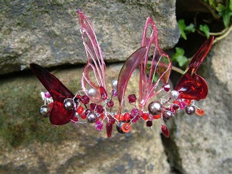 Creme De Rose Fairy Wing Tiara Rose Fairy Tiaras Jewellery Tiara