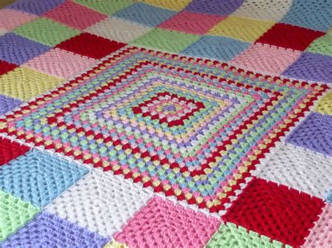 Not Just Another Granny Square Blanket - DONE! | Square blanket, Granny square, Granny square ...
