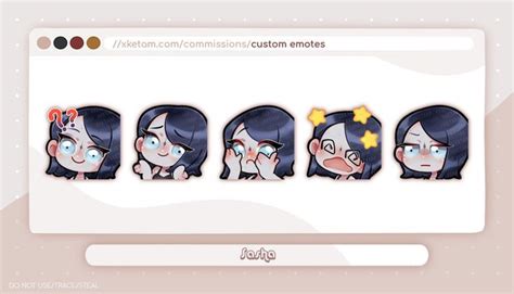 xketam custom twitch emotes custom supportive accessories