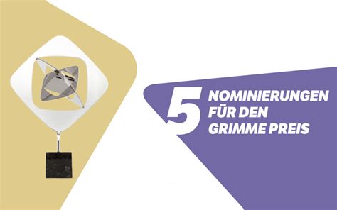 April 2018 im stadttheater marl statt; Grimme-Nomimierungen 2018 - funk