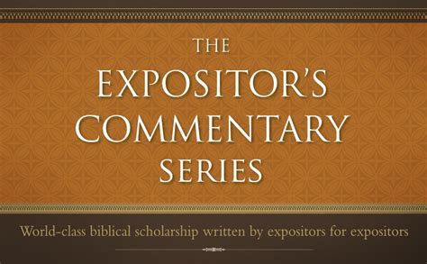 The Expositors Bible Commentary Genesis Leviticus Expositors Bible Commentary John H