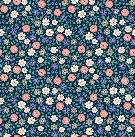 Premium Vector Cute Floral Pattern In The Small Flowers Ditsy Print