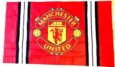 Flags And Pennants Football 5ft X 3ft And 100 Polyester Giant Manchester